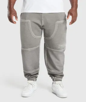 Gymshark Heavyweight Joggers - Metal Grey/ Asphalt Grey