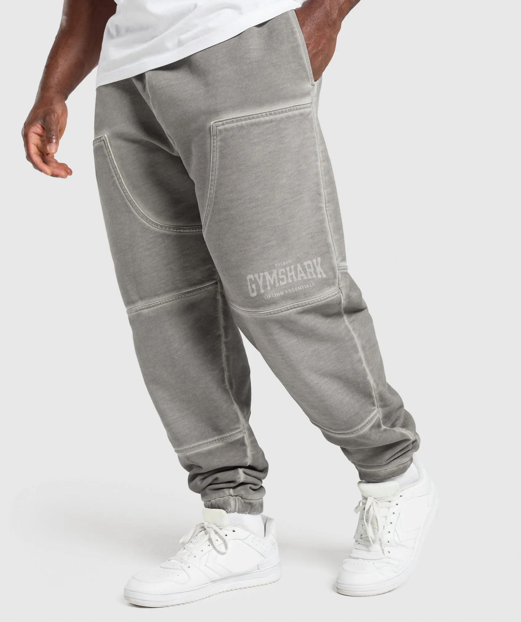 Gymshark Heavyweight Joggers - Metal Grey/ Asphalt Grey