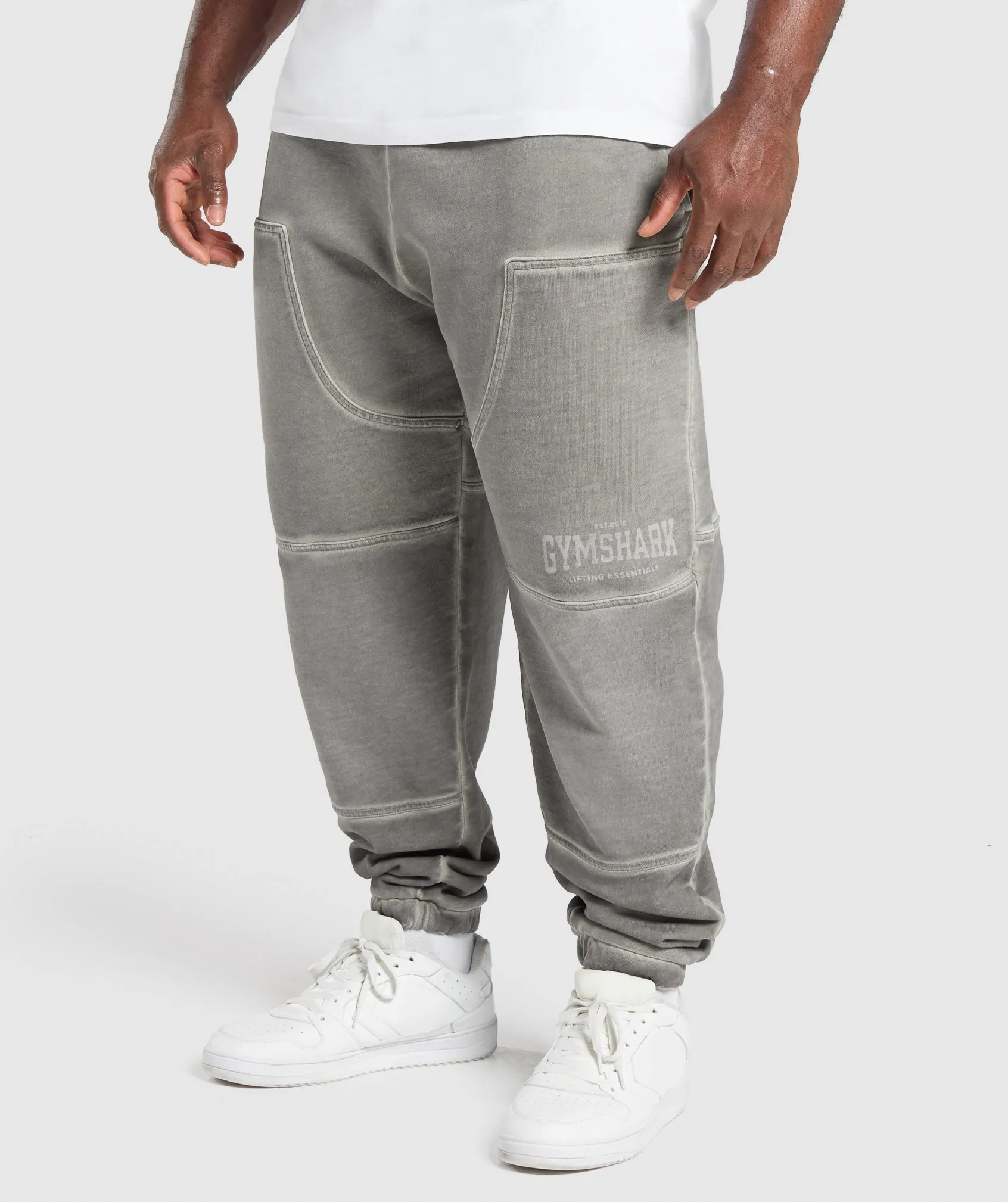 Gymshark Heavyweight Joggers - Metal Grey/ Asphalt Grey