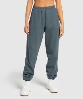 Gymshark Heavyweight Loopback Sweat Joggers - Titanium Blue