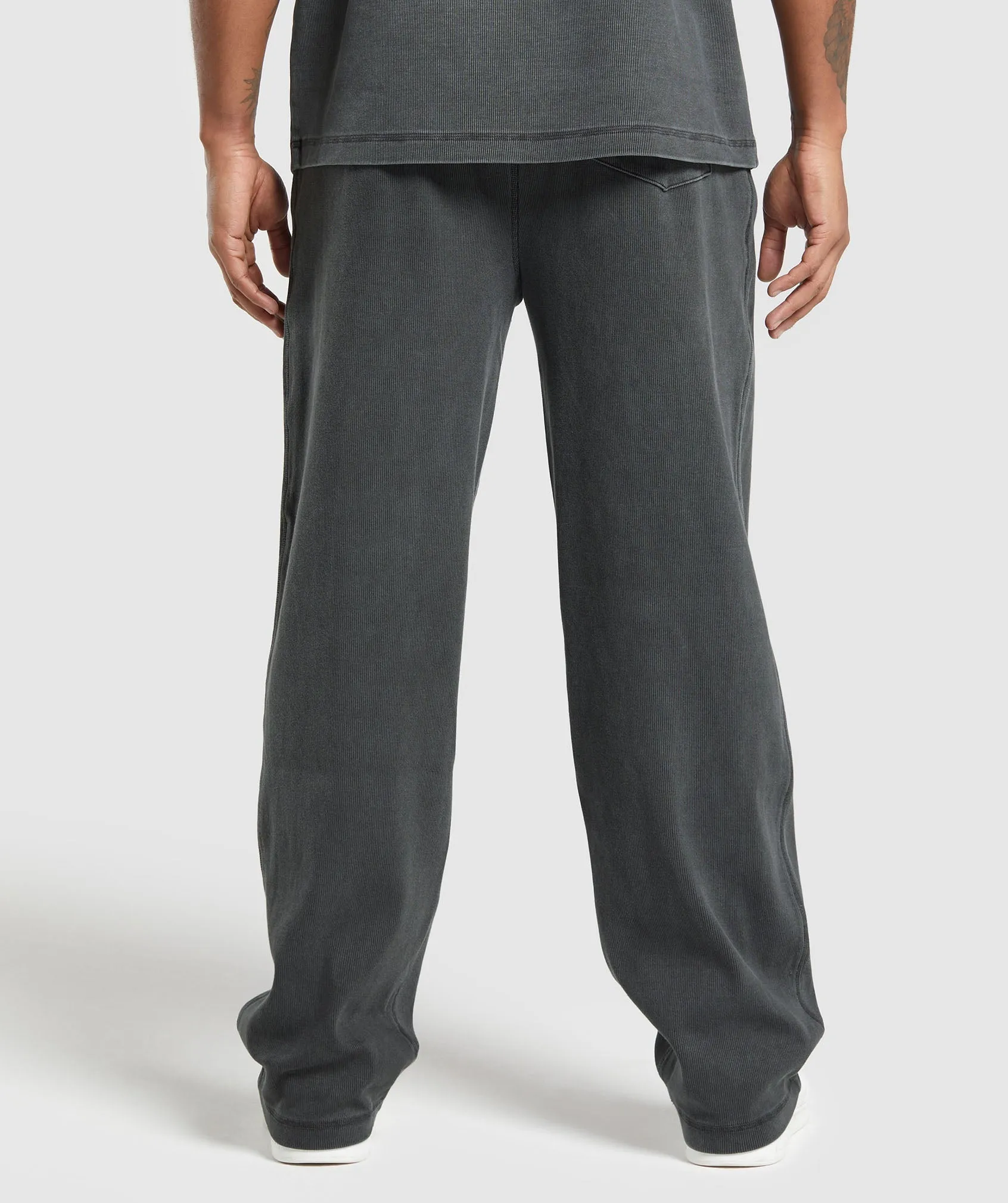 Gymshark Heavyweight Ribbed Joggers - Asphalt Grey