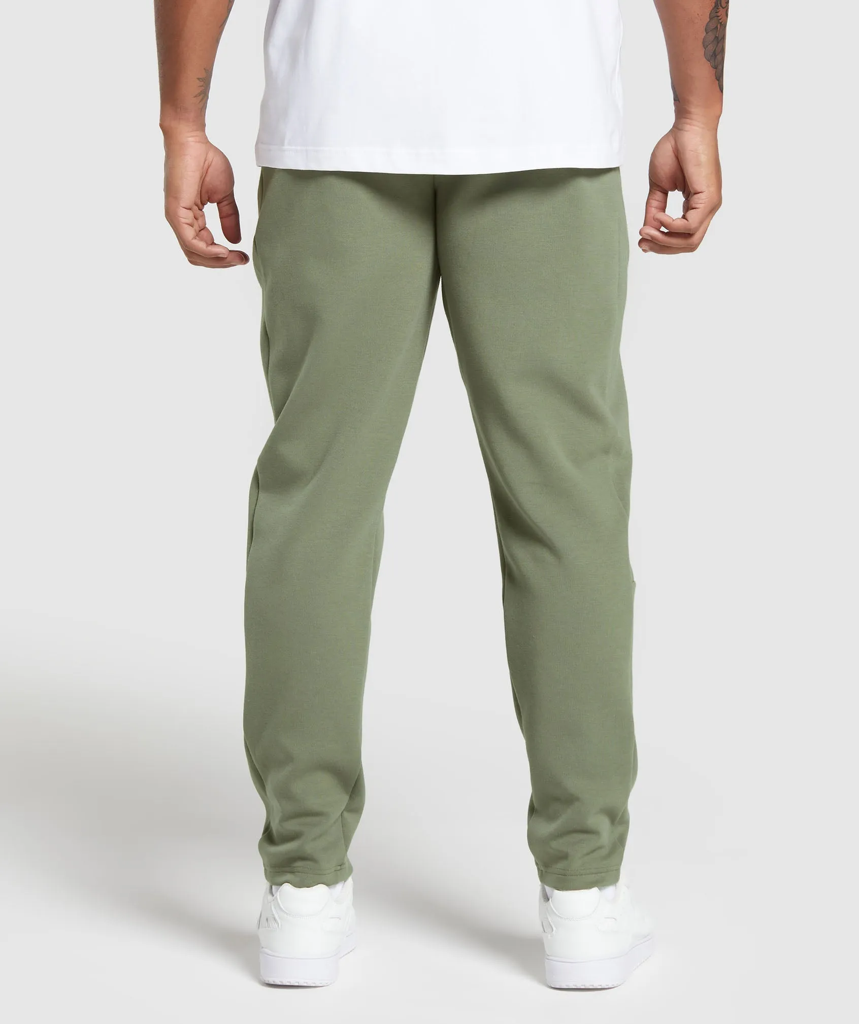 Gymshark Interlock Tech Joggers - Base Green