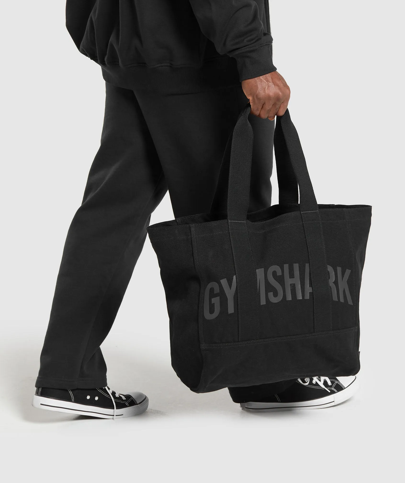 Gymshark Power Tote - Black/Asphalt Grey