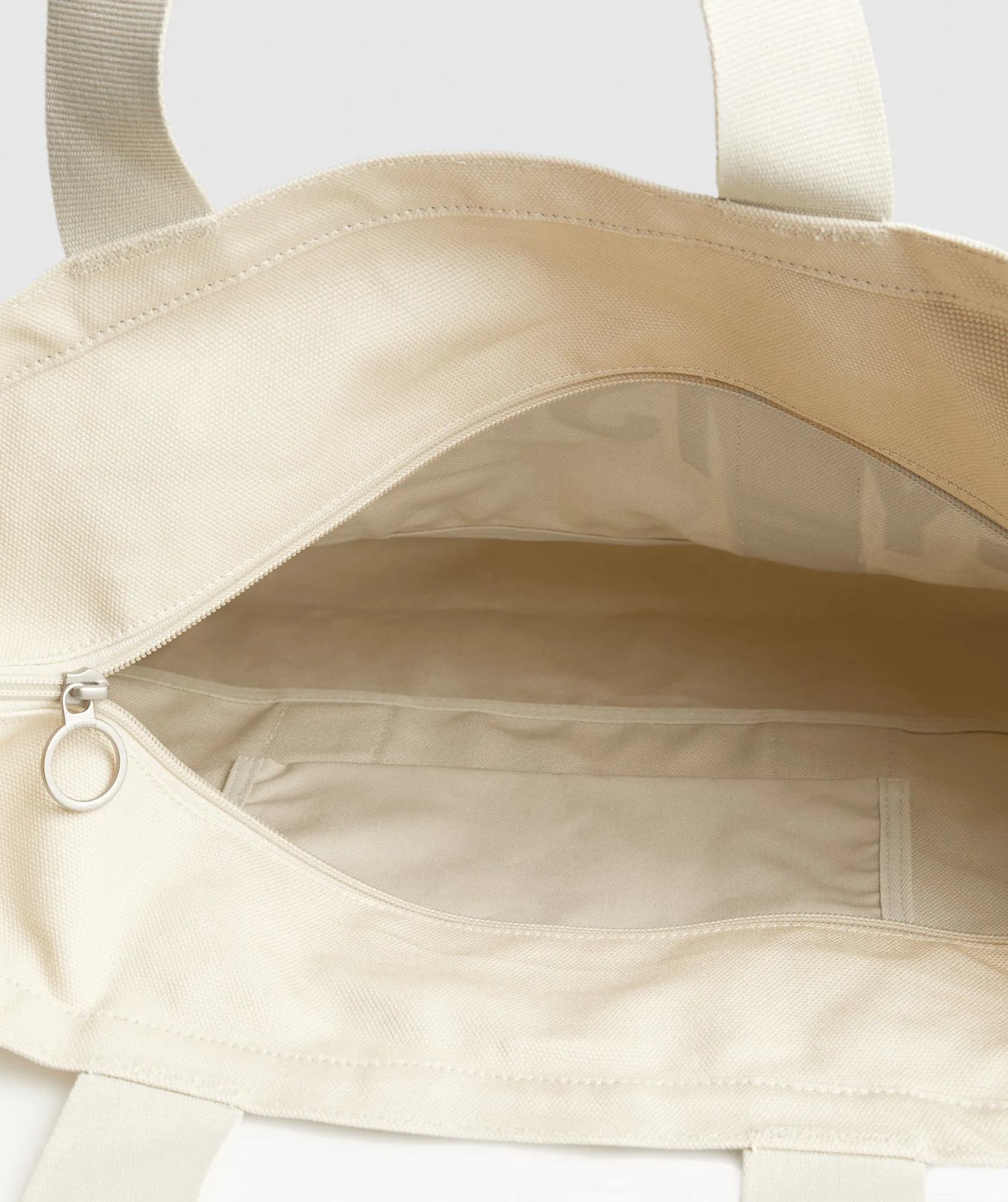 Gymshark Power Tote - Ecru White/Vanilla Beige