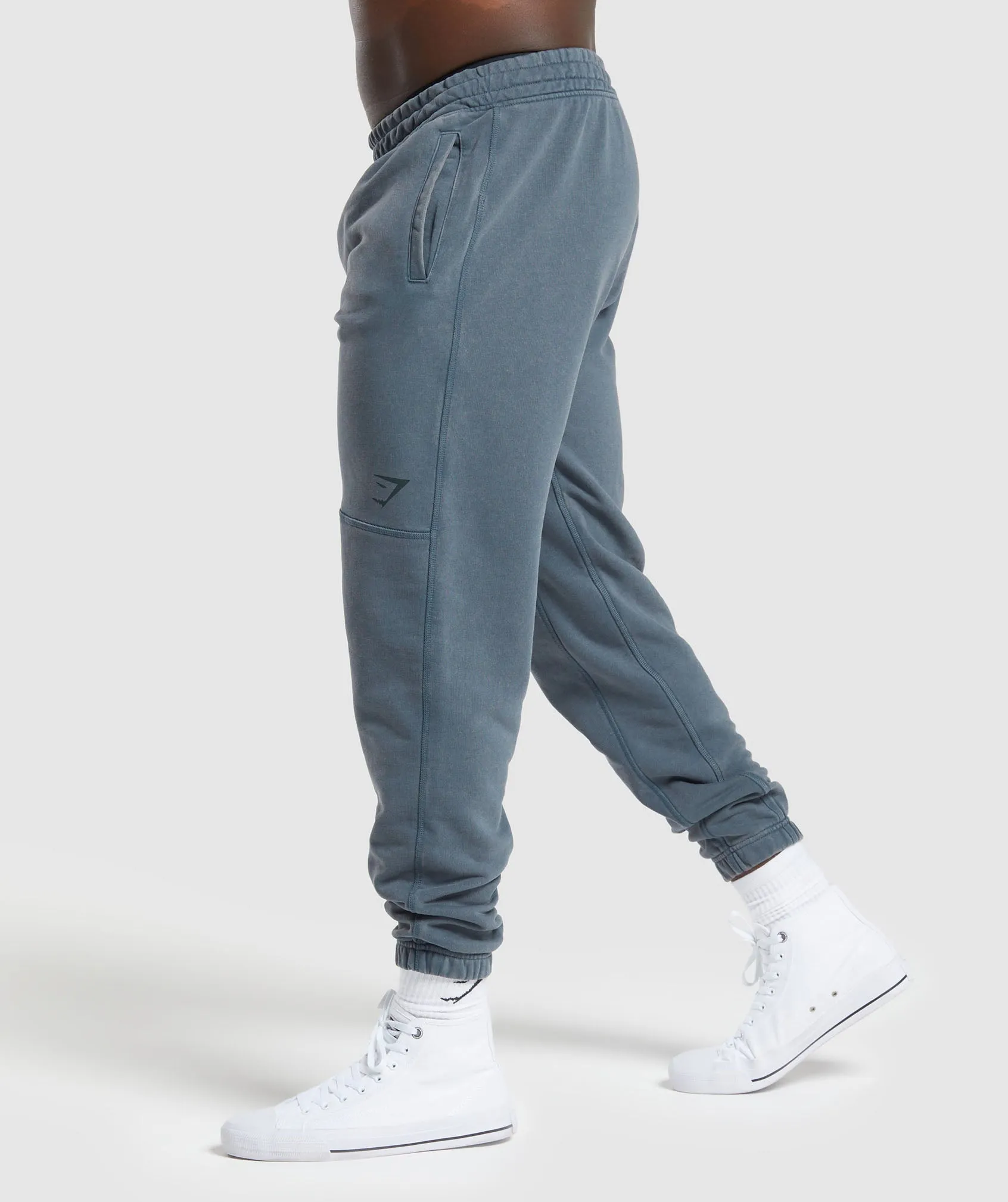 Gymshark Power Washed Joggers - Titanium Blue