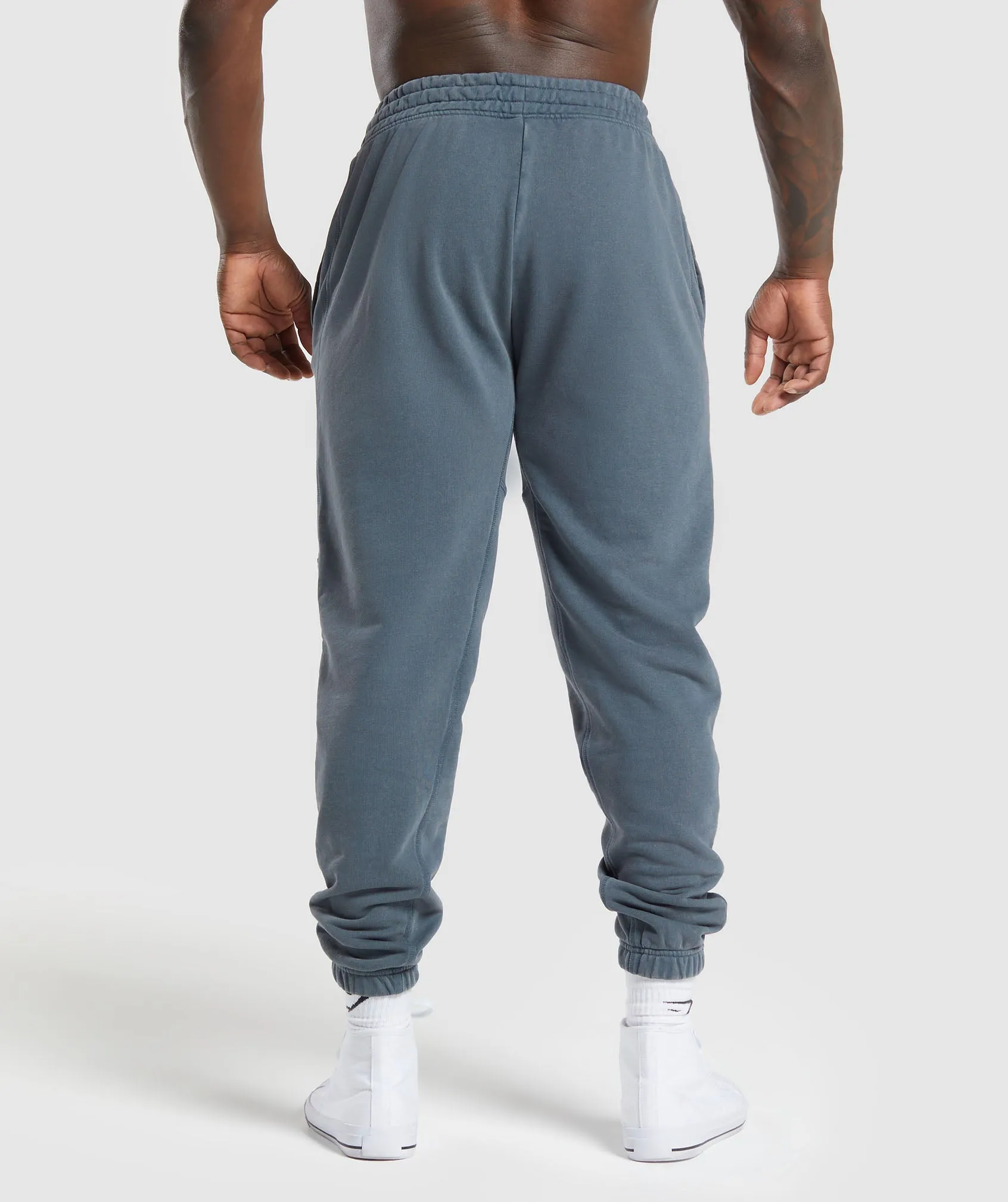 Gymshark Power Washed Joggers - Titanium Blue