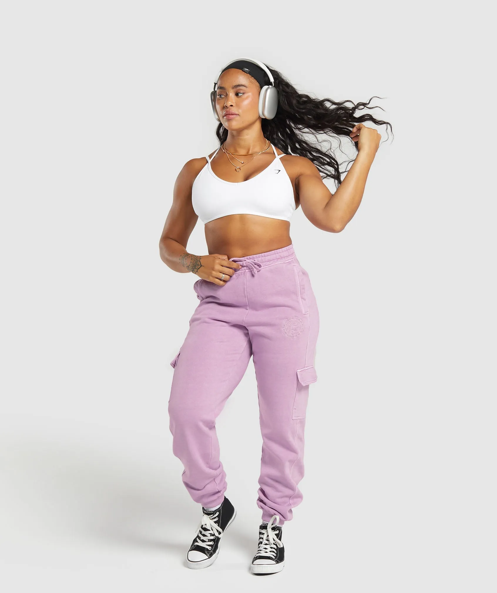 Gymshark Premium Legacy Joggers - Warm Lilac