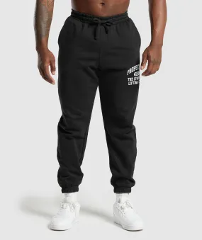 Gymshark Property Of Joggers - Black