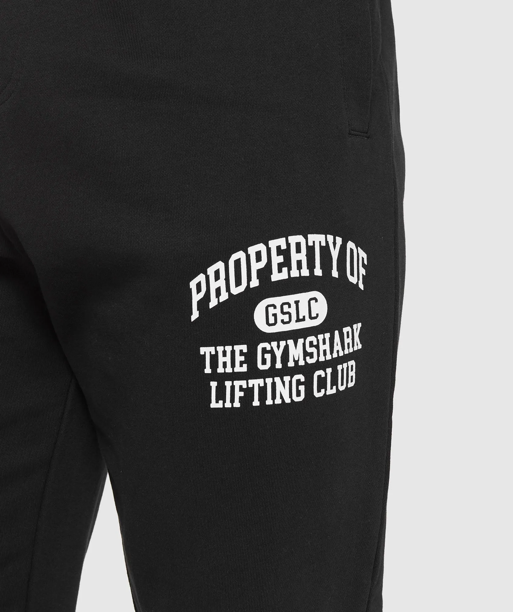 Gymshark Property Of Joggers - Black