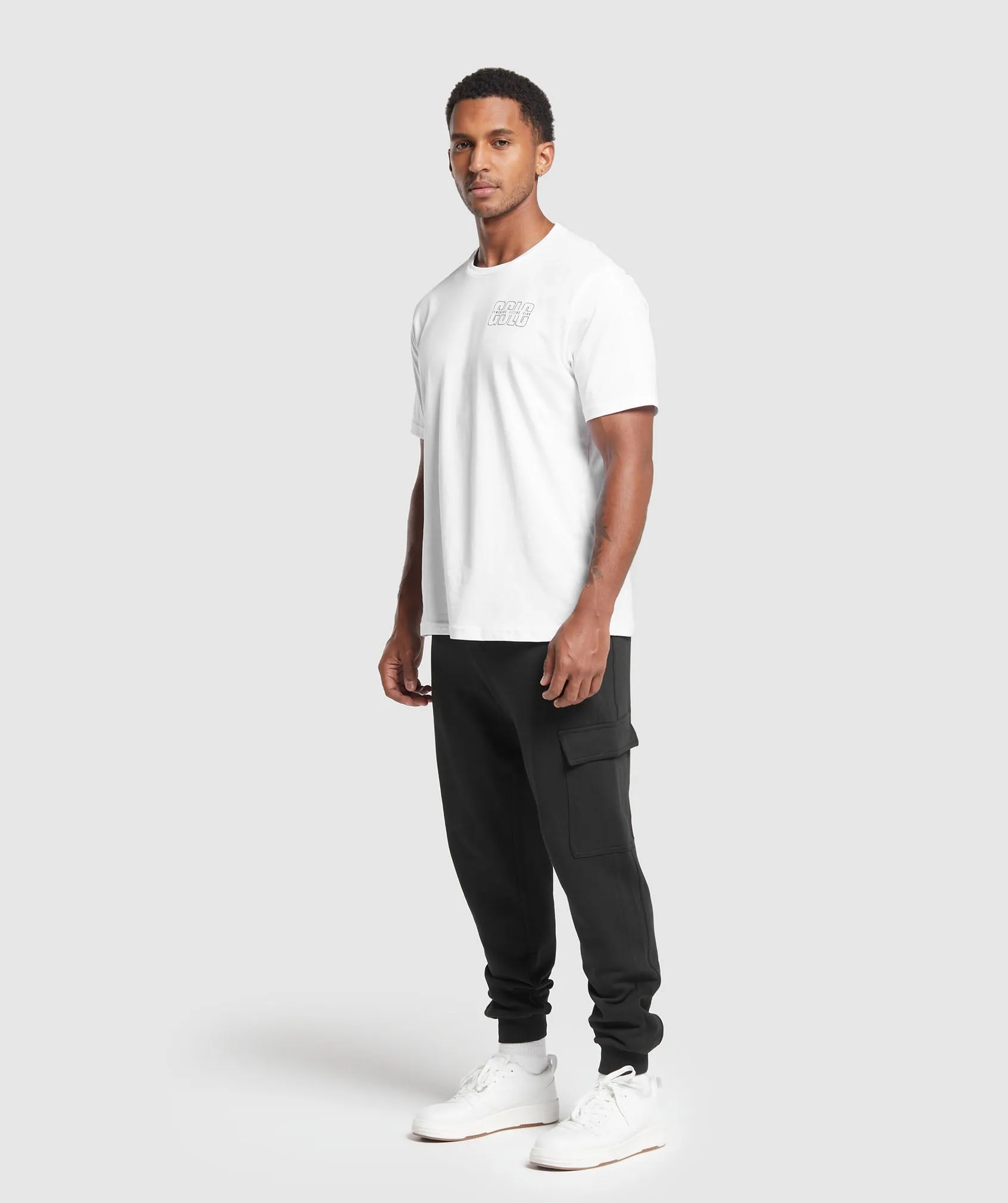 Gymshark Rest Day Essentials Cargo Joggers - Black