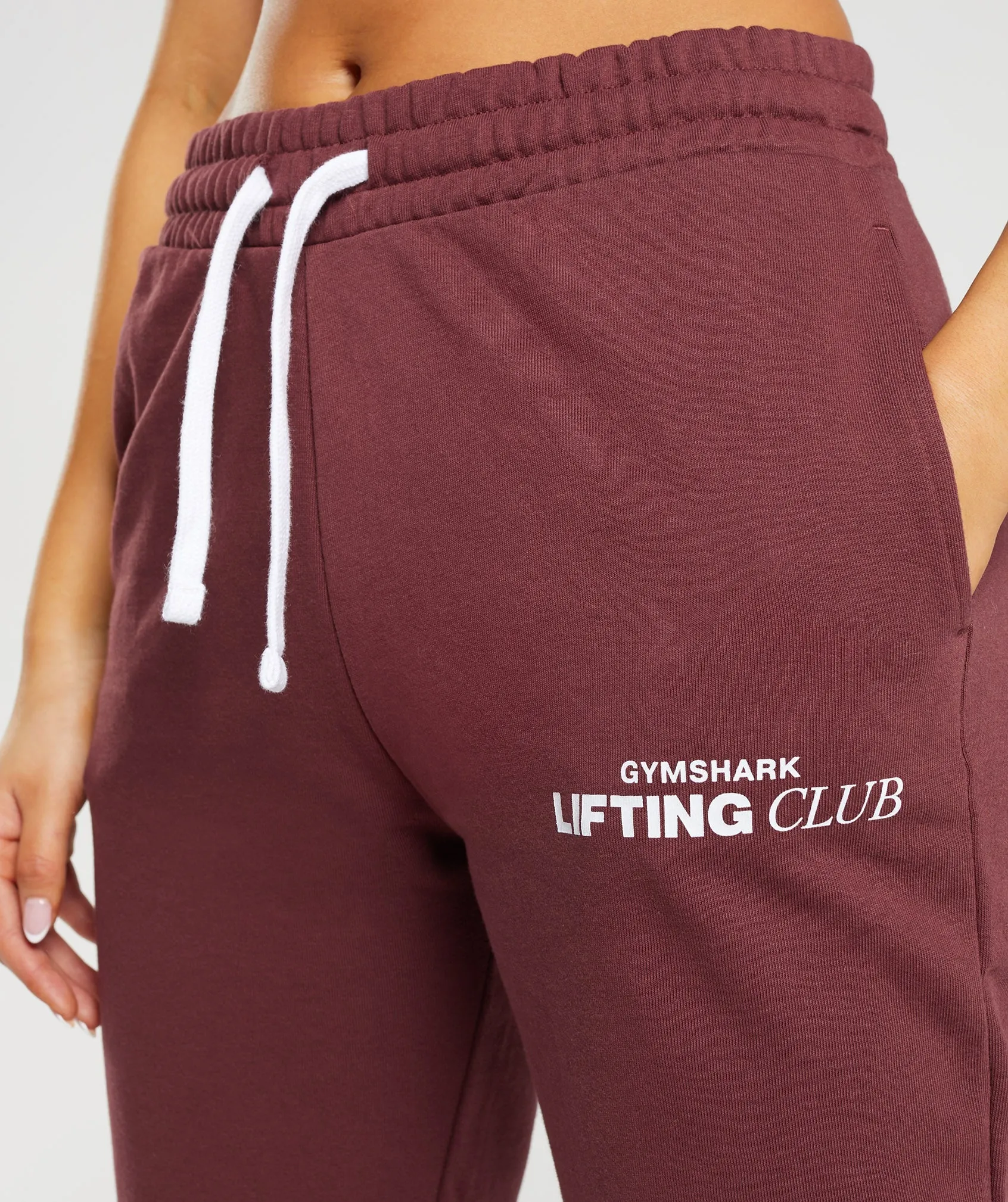 Gymshark Social Club Joggers - Cherry Brown