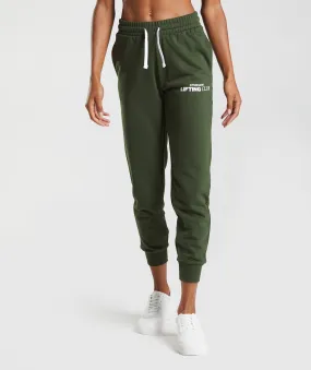 Gymshark Social Club Joggers - Moss Olive