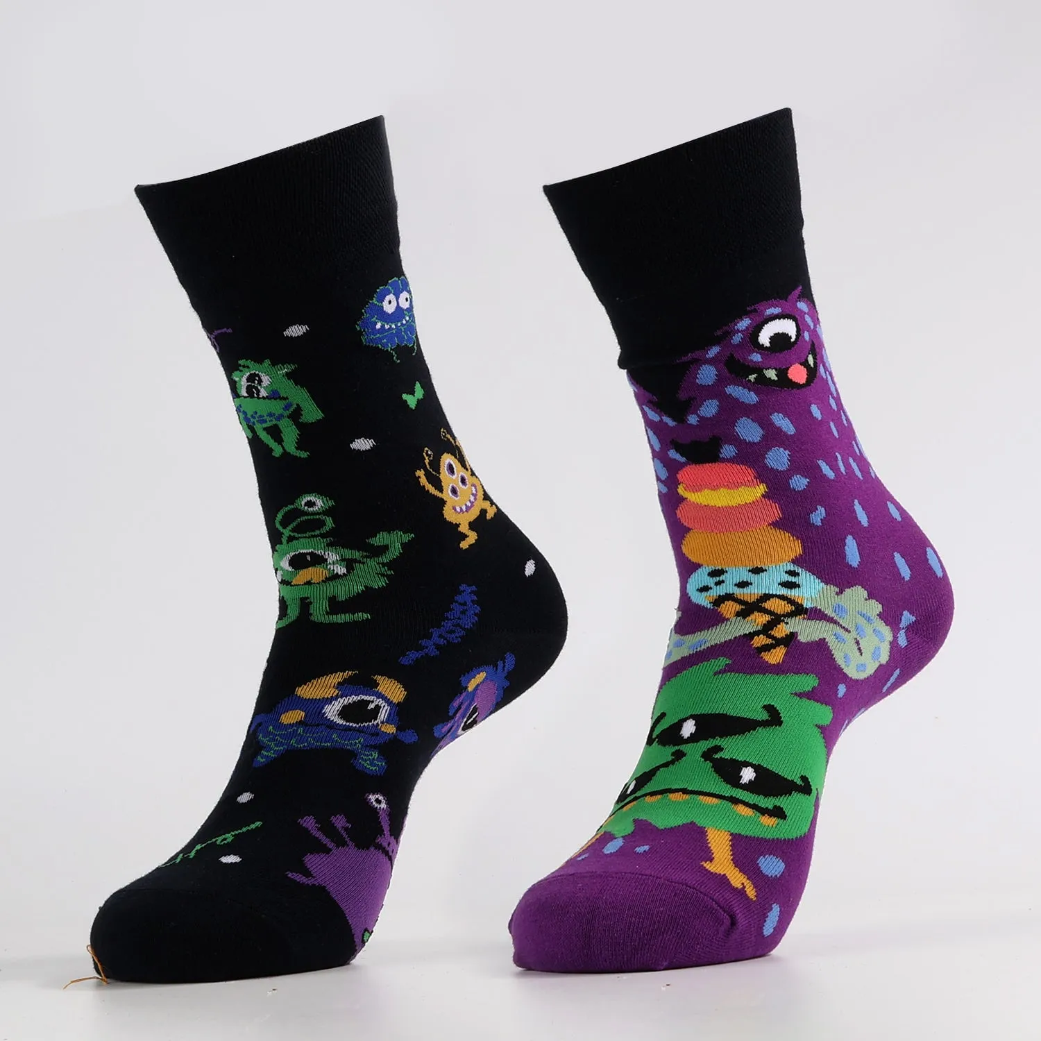 Halloween Virus Monster Socks