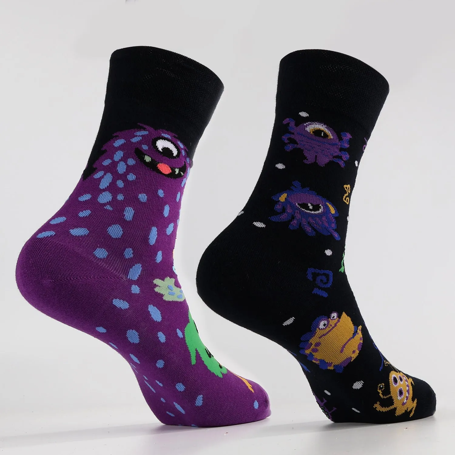 Halloween Virus Monster Socks