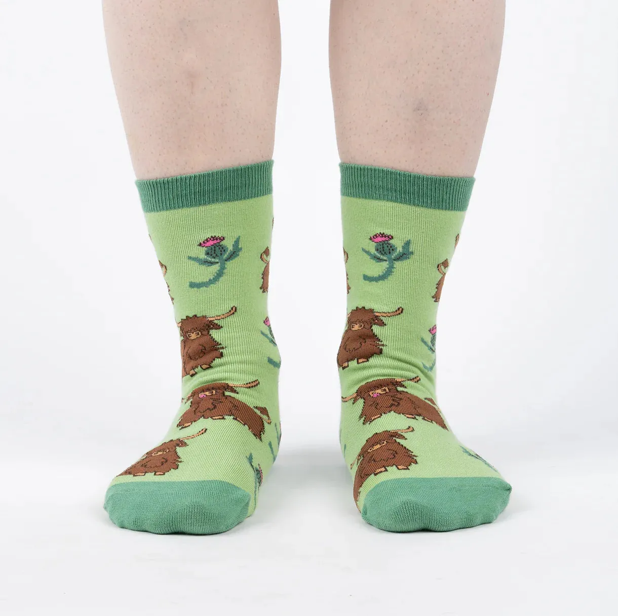 Hardy Highland Cows Women's Crew Socks