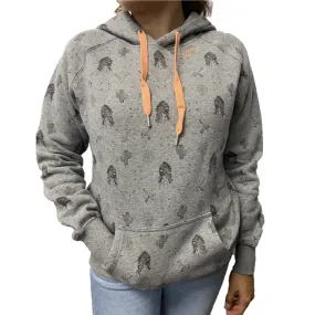 Hooey® Ladies Plains Southwestern Patterned Grey Hoodie HH1198GY