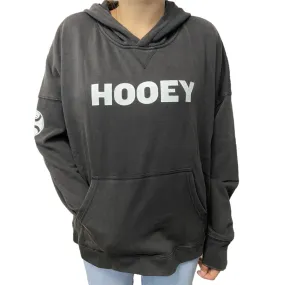 Hooey® Ladies Roomy Double Lined Black & White Hoodie HH1206BK