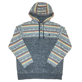 Hooey® Men's Navy Blue Aztec Print Hoodie HH1194NVBL