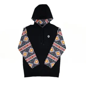 Hooey® Men's Summit Aztec Print Black Pullover HH1191BKRD