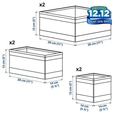 IKEA - SKUBB Drawer Organizer