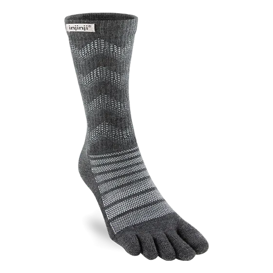 Injinji Outdoor Midweight Crew Mens Slate