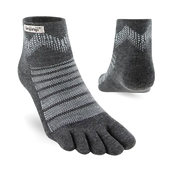 Injinji Outdoor Midweight Mini Crew Mens Slate