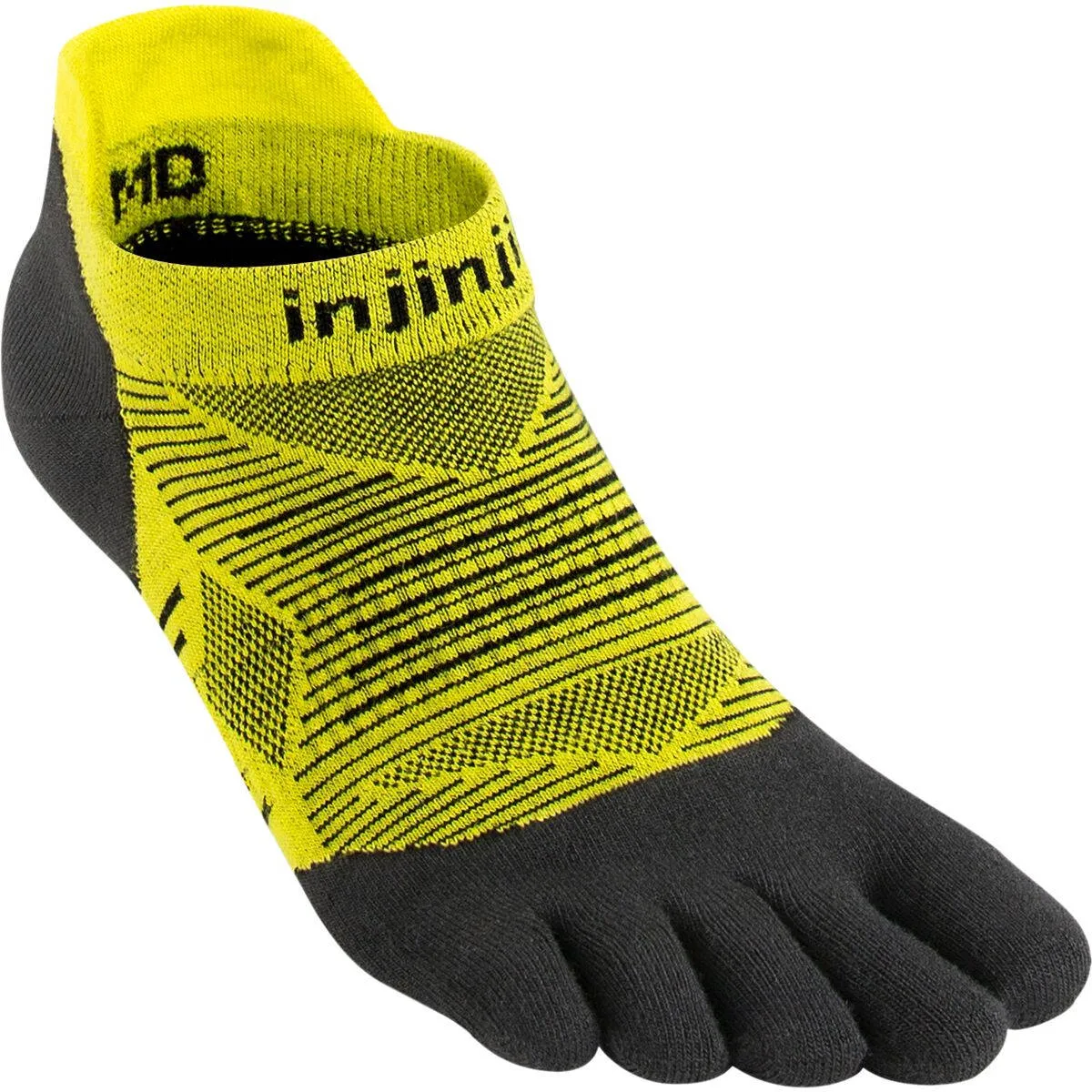 Injinji Performance Run Lightweight No Show Limeade