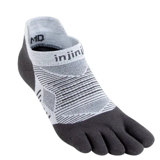 Injinji Run Lightweight No Show Grey