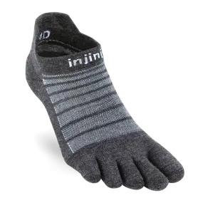 Injinji Run Lightweight No-Show Wool Socks