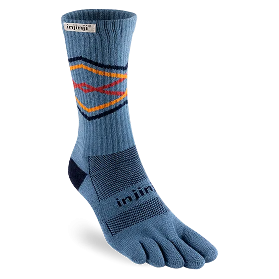 Injinji Trail Midweight Coolmax Crew Toe Socks