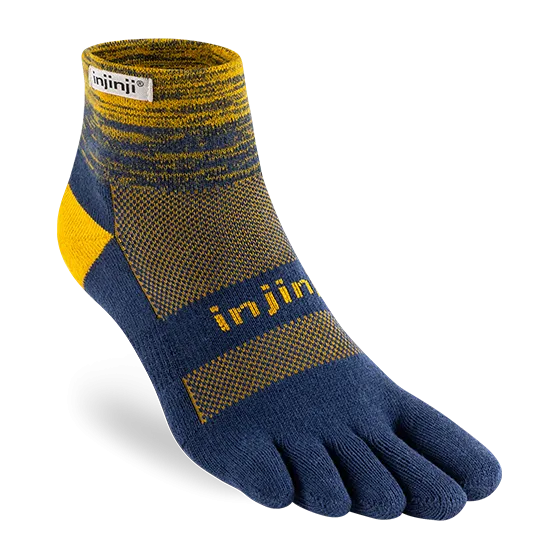 Injinji Trail Socks Midweight Coolmax Mini Crew Toe Socks