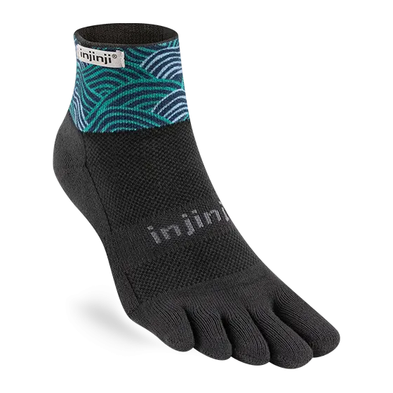 Injinji Trail Socks Midweight Coolmax Mini Crew Toe Socks