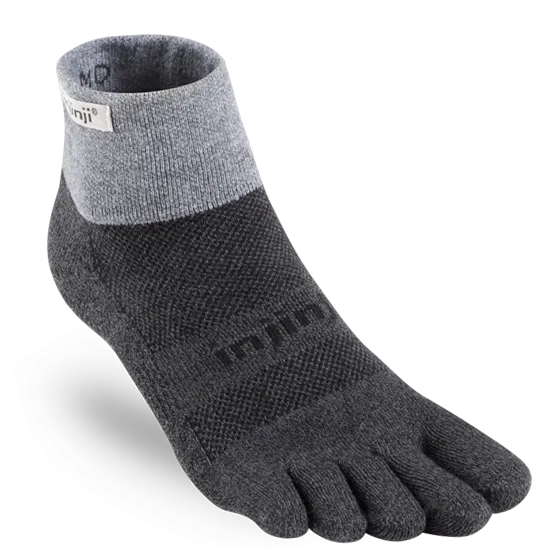 Injinji Trail Socks Midweight Coolmax Mini Crew Toe Socks