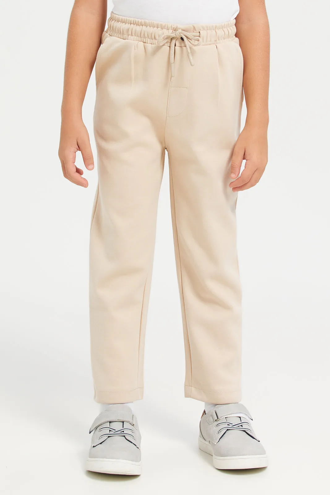 Junior Boys Beige Coordinate Trouser