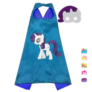 Kids My Little Pony Cape Mask Set Costume Cloak