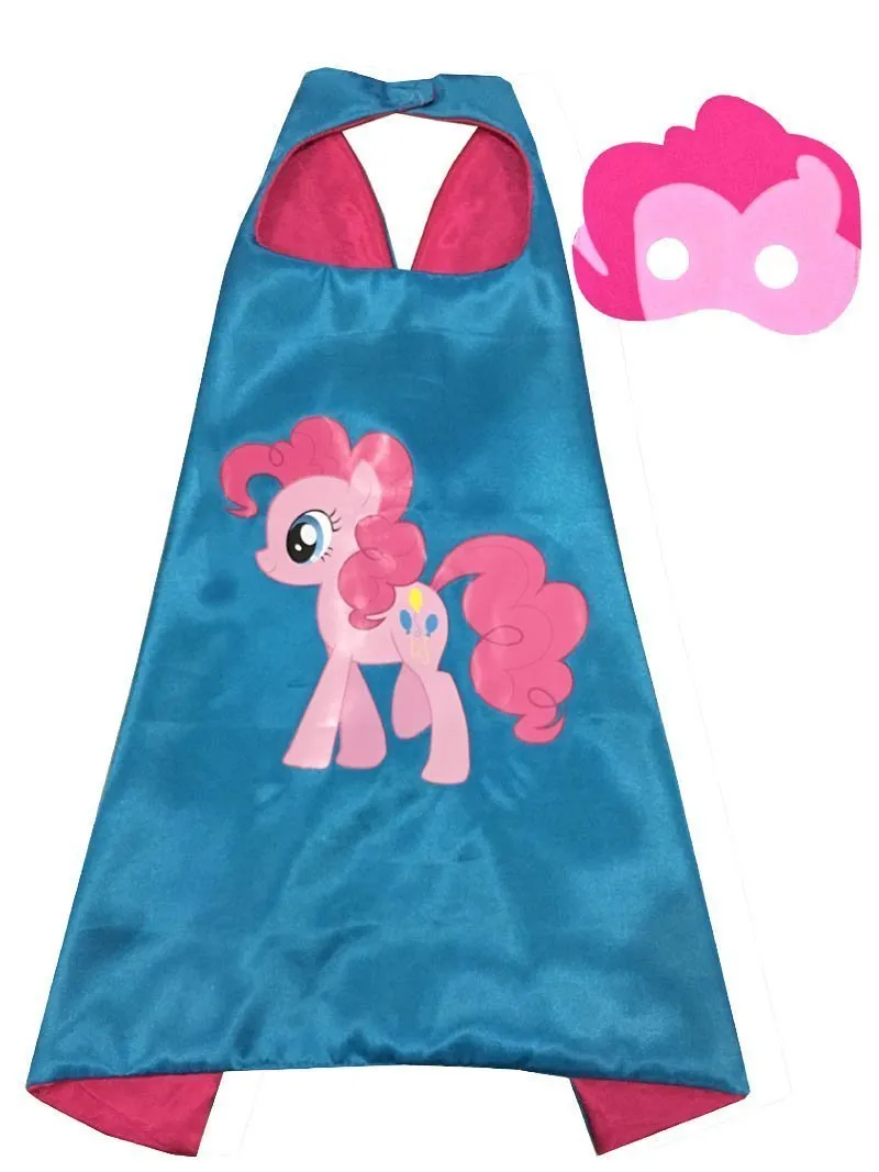 Kids My Little Pony Cape Mask Set Costume Cloak