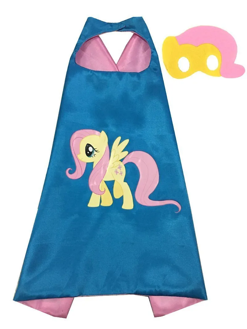 Kids My Little Pony Cape Mask Set Costume Cloak