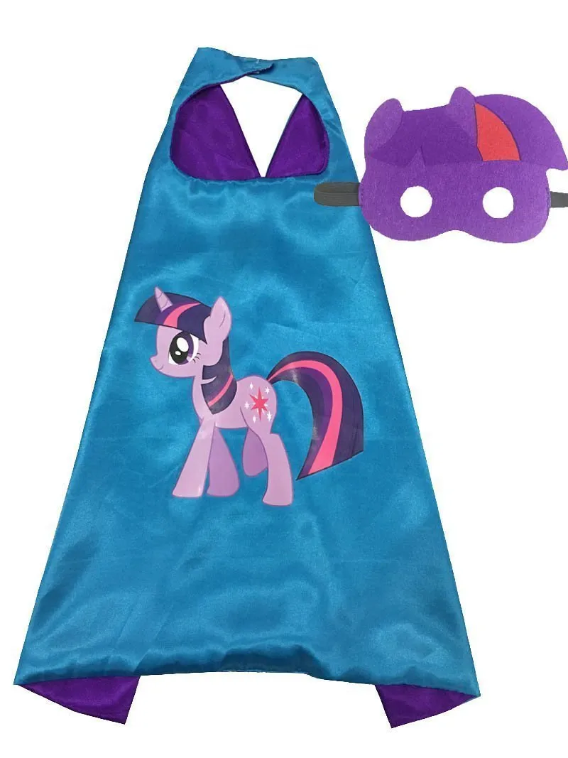 Kids My Little Pony Cape Mask Set Costume Cloak