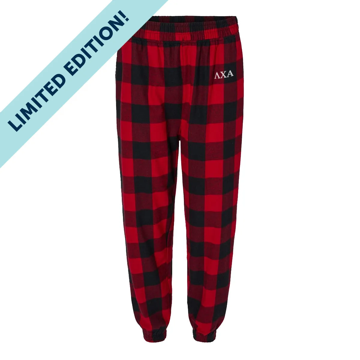 Lambda Chi Flannel Joggers