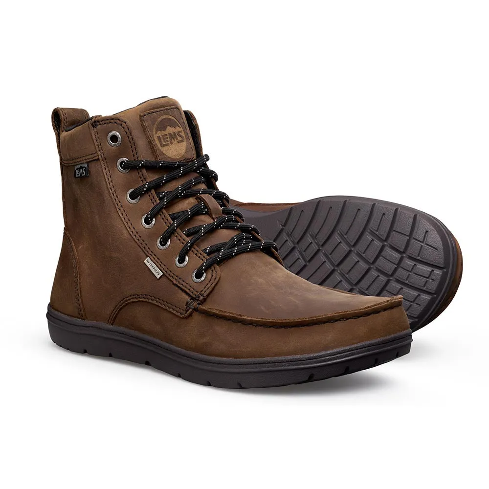 Lems Waterproof Boulder Boot - Weathered Umber