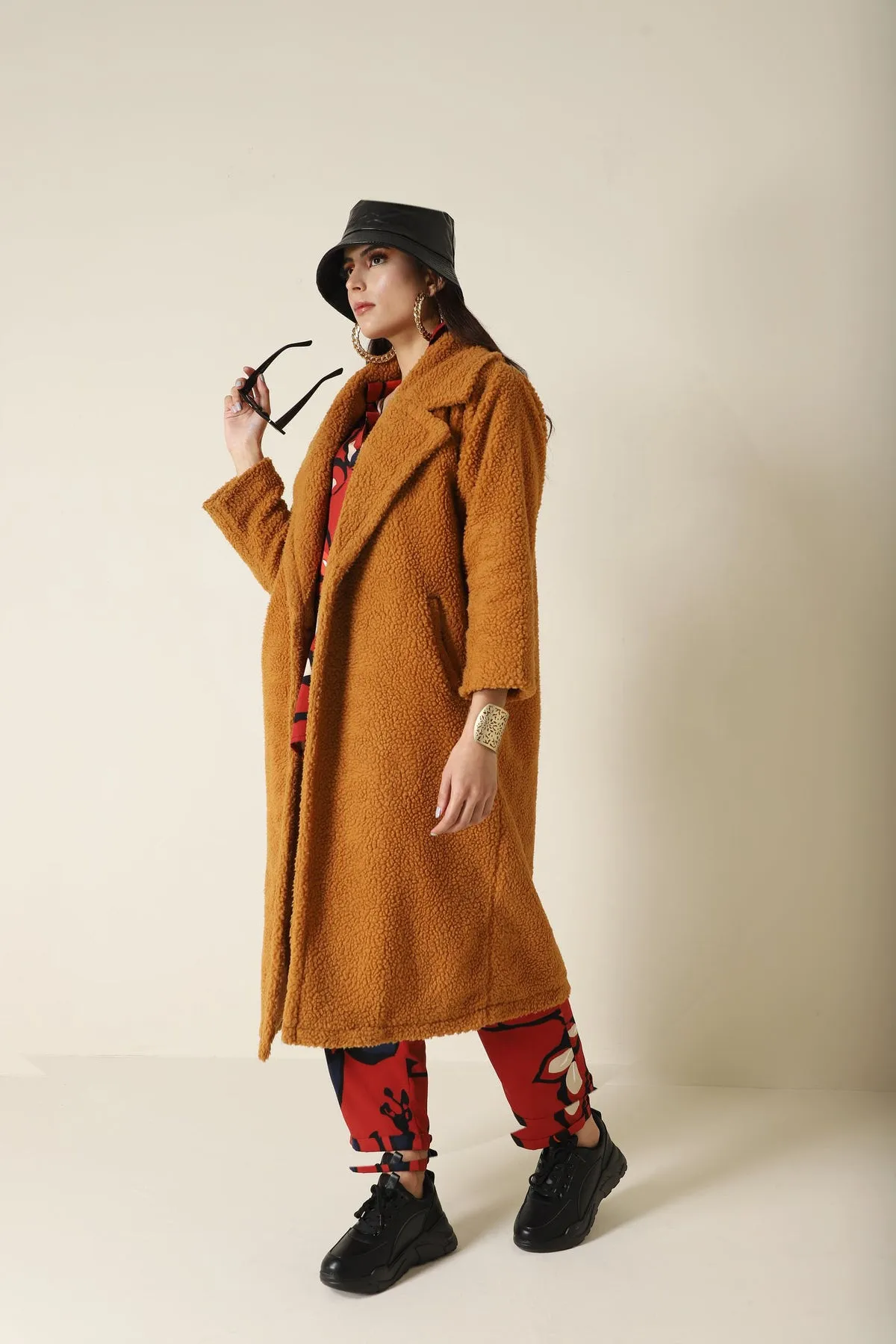 Lillian Teddy Tan Coat