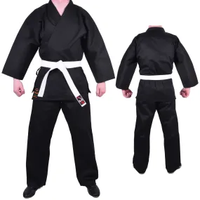 MAR-004A | Black Karate Student Uniform Gi (7.5oz Fabric)   FREE BELT