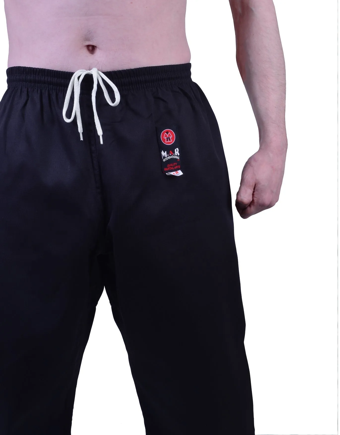 MAR-004B | Black Karate Student Uniform Gi (8.5oz Fabric)   FREE BELT