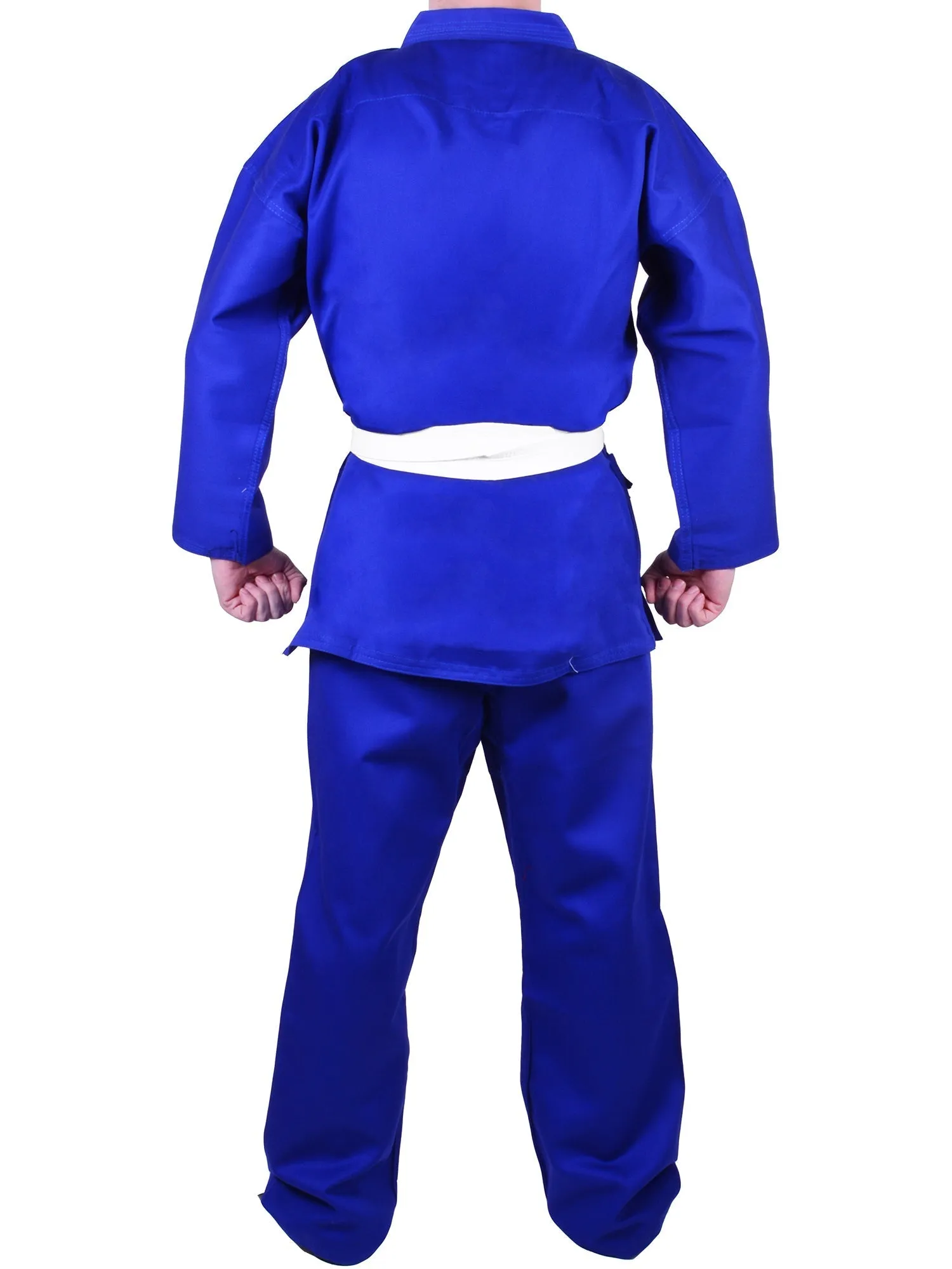 MAR-005B | Blue Karate Student Uniform Gi (8oz Fabric)   FREE BELT