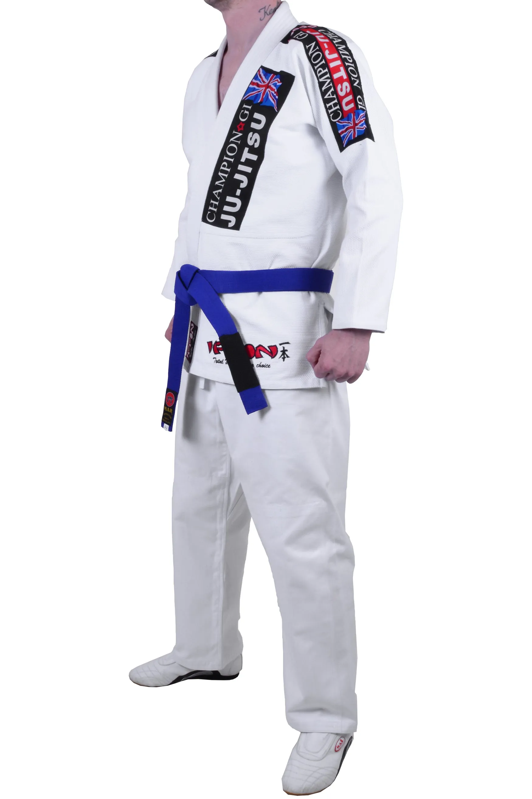 MAR-065 | White Designer Jiu-Jitsu Training & Competition Uniform