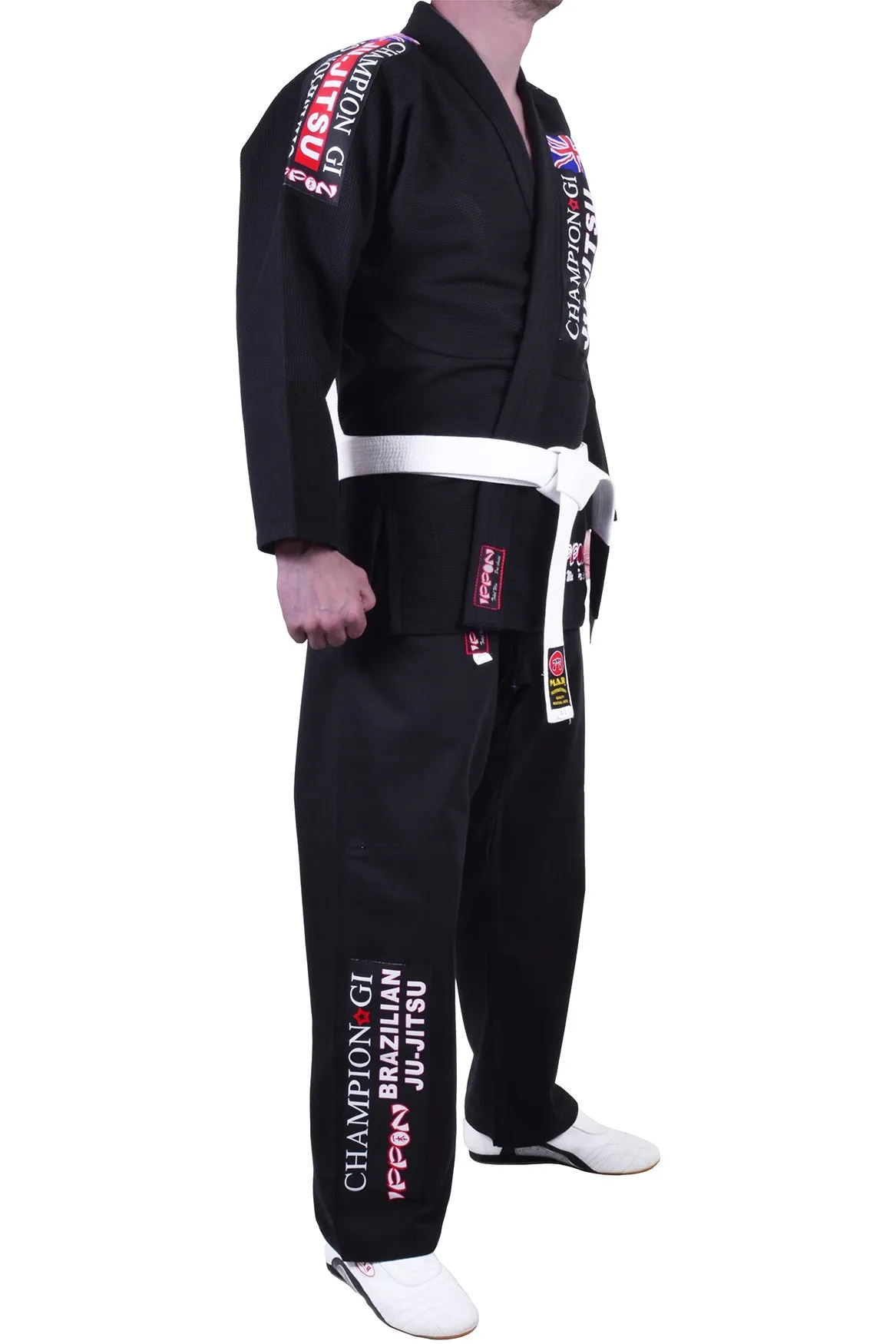 MAR-066 | Black Designer Jiu-Jitsu Training & Competition Uniform