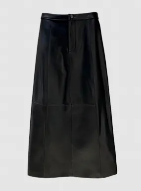 Maxi Leather Skirt