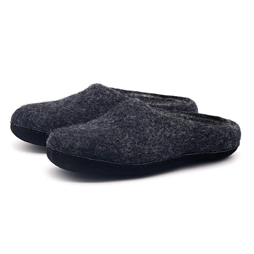 Men's Astoria Noir Wool House Slippers