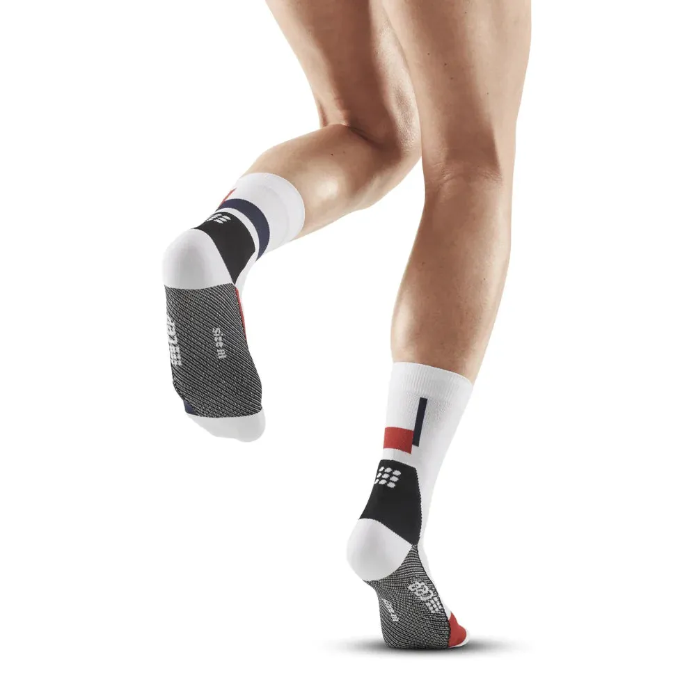 Mens CEP Mid Cut Socks Compression The Run Limited Edition