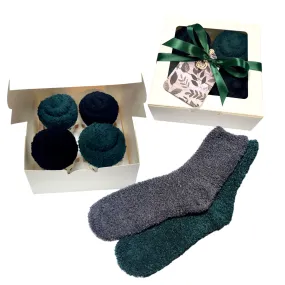 Men's Cozy Socks Cupcakes Gift Set